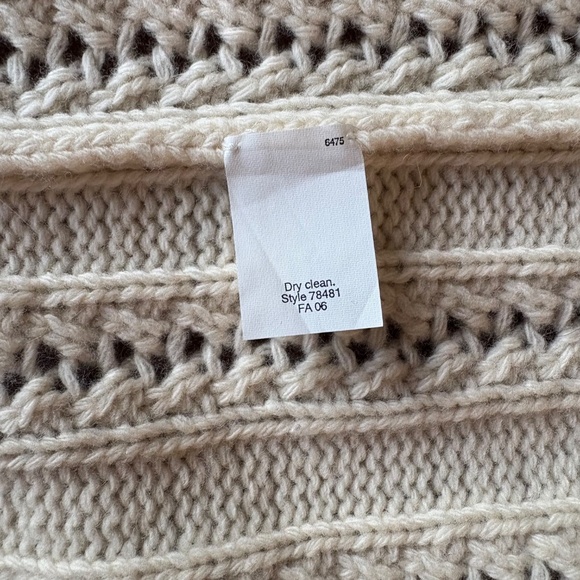 J.Crew Handknit Wool Cardigan (L) - Picture 5 of 7